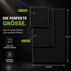 AIRVEX Premium Trockentuch - 1800 GSM Mikrofaser - 3er-Set - 60x90cm
