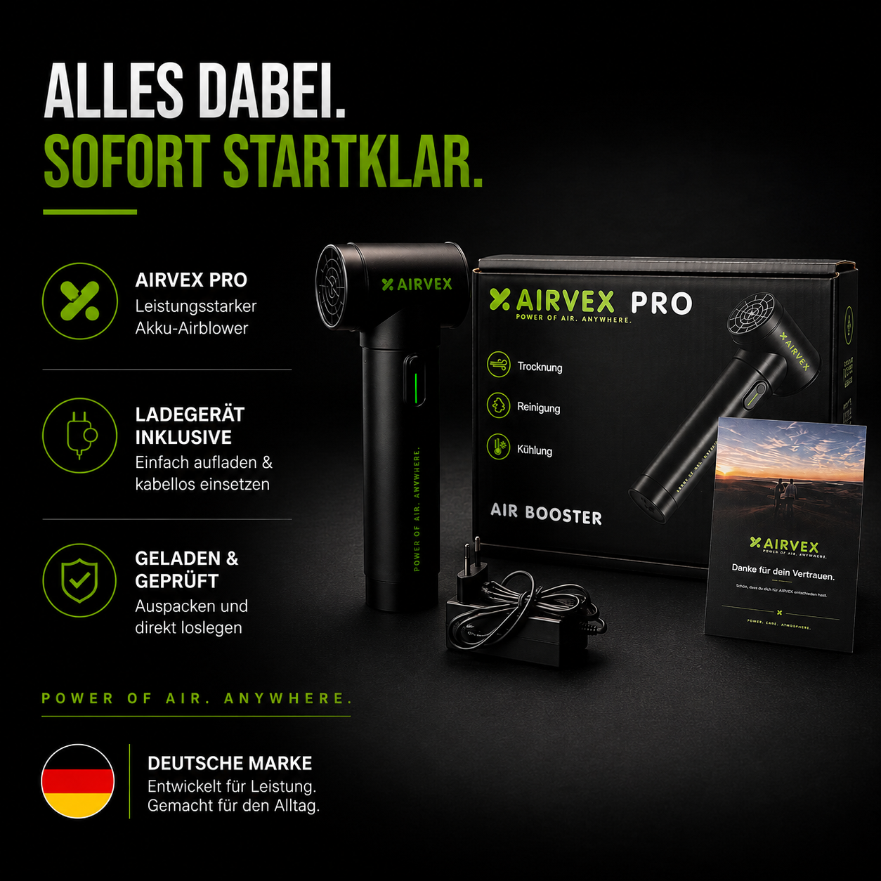AIRVEX PRO – High-Speed Akku Airblower